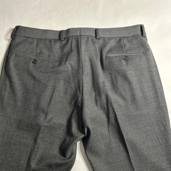 Brooks Brothers Classic Mens Wool Dress Office Pants Charcoal Grey‎ W36 L30 - Picture 2 of 7